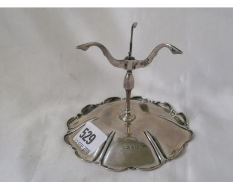 Sweet dish in the form of a Georgian pillar table 4" high  Sheffield 1934 by R & B 100g      