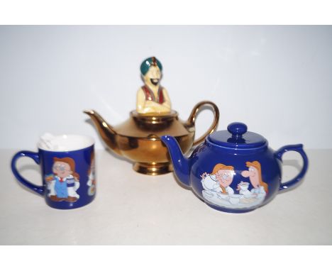 Wade The genie teapot together with wade tetley teapot &amp; cup