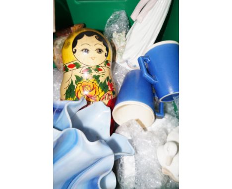 Various Items to include Nao and Russian Dolls