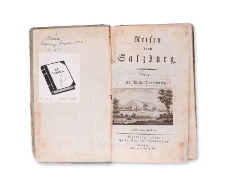 1799 | FULL ITEM TITLE: Reisen durch Salzburg | PUBLISHER: Salzburg, Mayr | NUMBER OF PAGES: 351 | LANGUAGE: German | DIMENSI
