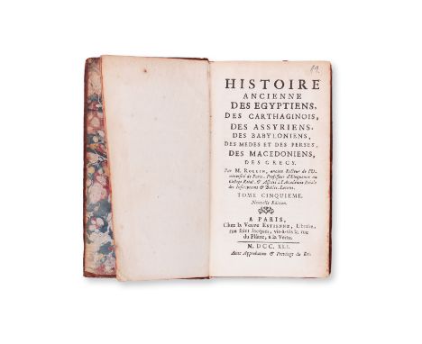 1741 | FULL ITEM TITLE: Histoire ancienne des Egyptiens, des Carthaginois, des Assyriens, des Babyloniens, des Medes et des P