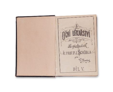 FULL ITEM TITLE: Ocni lekarstvi dle prednasek prof. J. Schobla dil V.  | PUBLISHER: no author listed | NOTE: lithographic cop