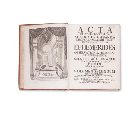 1730 | FULL ITEM TITLE: Acta Physico-medica Academiae Caesareae Leopoldino-carolinae Naturae Curiosorum. Volumen Secundum | P
