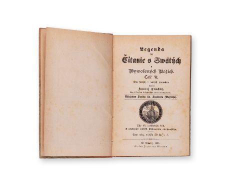 1891 | FULL ITEM TITLE: Legenda cili Citanie o Swatych a Wywolenych Bozich. Cast VI. | PUBLISHER: Trnawa, Spolek sw. Adalbert