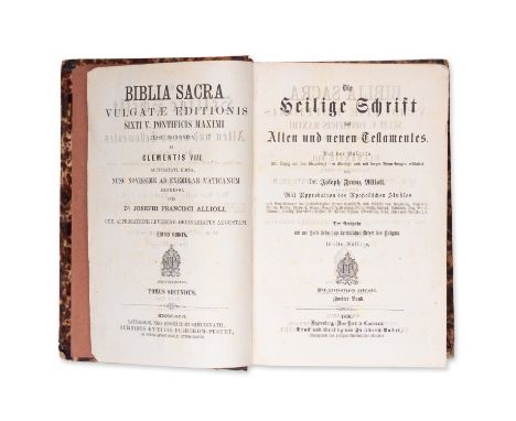 1876 | FULL ITEM TITLE: Die Heilige Schrift des Alten und Neuen Testamentes. Aus der Vulgata mit Bezug auf den Grundtext neu 