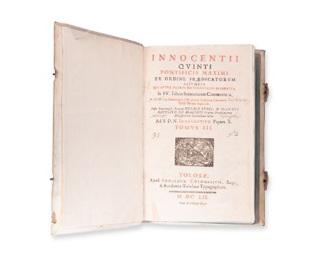 1652 | FULL ITEM TITLE: Innocentii Quinti Pontificis Maximi ex ordine Praedicatorum assumpti qui antea Petrus de Tarantasia d
