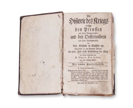 1758-1759 | FULL ITEM TITLE: Die Historie des Kriegs zwischen den Preussen und ihren Bundsgenossen, und den Oesterreichern un