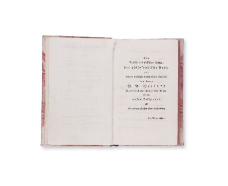 1802 | FULL ITEM TITLE: Gesundheits Taschenbuch fur das Jahr 1802 | PUBLISHER: Wien, Karl Schaumburg | NUMBER OF PAGES: 208 |