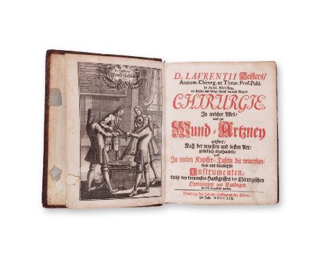 1719 | FULL ITEM TITLE: D. Laurentii Heisters Chirurgie, In welcher Alles, was zur Wund-Artzney gehoret, Nach der neuesten un