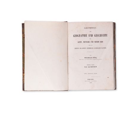 1854 | FULL ITEM TITLE: Grundriss der Geographie und Geschichte der alten, mittlern und neuern Zeit fur die obern Klassen hoh