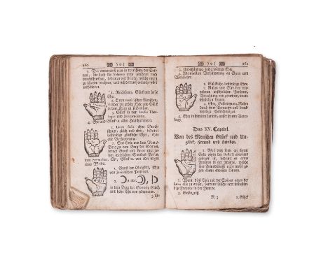 1746 | FULL ITEM TITLE: Die Astronomischen Lehrsatzen nach lehrende Chiromantie, benebenst der Geomantie &amp; Physiognomie: 
