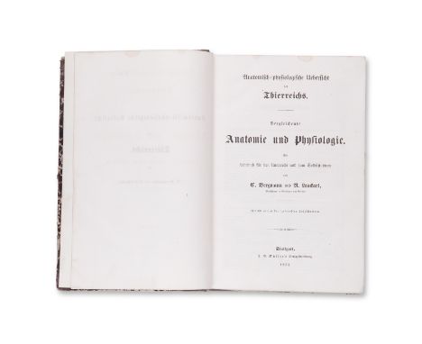 1852 | FULL ITEM TITLE: Anatomisch-physiologische Uebersicht des Thierreichs. Vergleichende Anatomie und Physiologie | PUBLIS