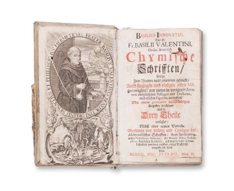 [1717] | FULL ITEM TITLE: Basilius Innovatus, das ist: Fr. B. Valentini O.S.B. Chymische Schrifften | PUBLISHER: Hamburg, Sam