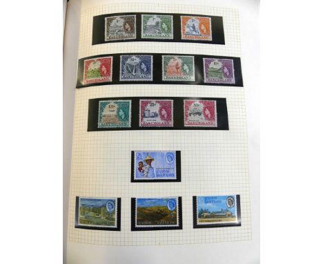 Twelve stamp albums Containing mint and used stamps of the world, including a number of good mint Commonwealth examples, the 