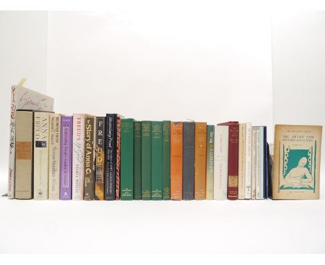 A collection of twenty nine titles relating to Sigmund Freud, psychoanalysis, Bloomsbury Group, Hogarth Press etc., including