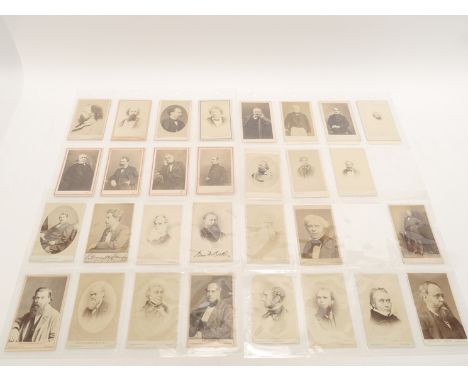 A collection of 19th Century Cartes de Visite, Cabinet Cards, small quantity Autograph Letters Signed, many relating to notab