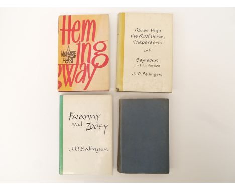 J.D. Salinger, 3 titles: 'The Catcher in the Rye', London, Hamish Hamilton, 1951, 1st UK edition, WH Smith's subscription lib