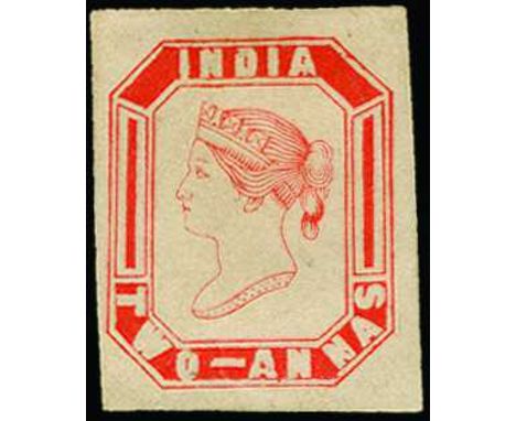 Essays for Printing the Stamps by Lithography: 1890? Lithographic transfer of the 2a octagonal design (D2) from row of 6 with