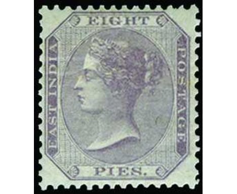 1860 8p purple/bluish (SG 51) unused, large part o.g, light vertical crease, RPS Cert (2012), cat £475