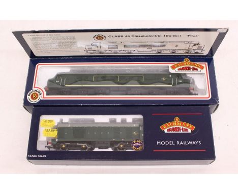 Bachmann: A boxed Bachmann, OO Gauge, Class 20 Diesel locomotive D8169 BR Green with Indicator Boxes, Reference 32-028A. Toge