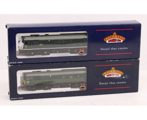 Bachmann: A boxed Bachmann, OO Gauge, Class 25/1 Bo-Bo Diesel D5211 Green, Reference 32-325. Together with a boxed Bachmann, 