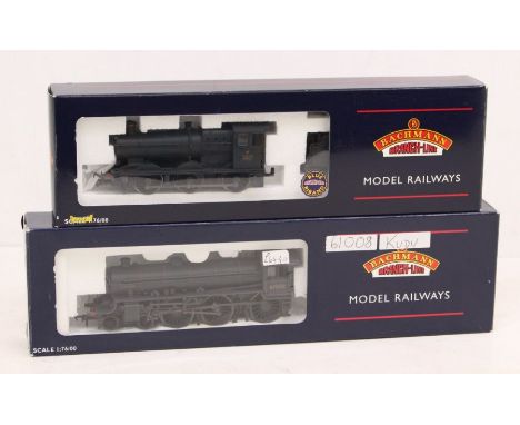 Bachmann: A boxed Bachmann, OO Gauge, Collett Goods BR Black E/Crest Manor Tender Weathered, 2217, locomotive and tender, Ref