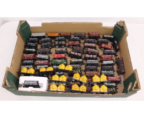 OO Gauge: A collection of assorted unboxed, OO Gauge rolling stock to include: Hornby, Lima, Mainline and others. General wea