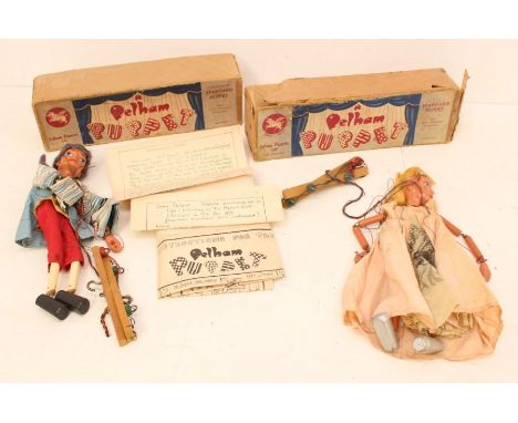 Pelham: A boxed Pelham Puppet of Cinderella, together with a boxed Pelham Puppet of Prince Charming, with instructions. Both 