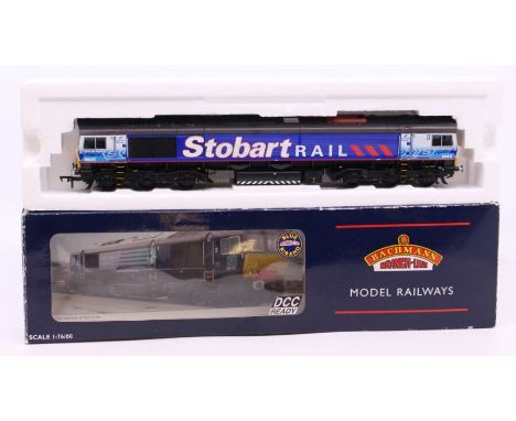 Bachmann: A boxed Bachmann OO Gauge, Class 66/9 Diesel DRS/Stobart Rail 66411, 32-977, DCC Ready. Original box, slight edge w