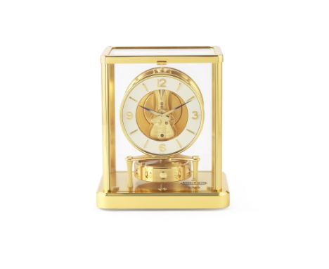 Jaeger-LeCoultre. A gilt brass Atmos clockModel: Classique ElyseeDate: Circa 1990Movement: 13-jewel Cal.540 No.700215Dial: Wh