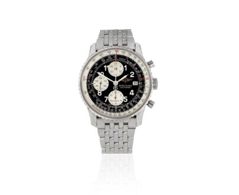 Breitling. A stainless steel automatic calendar chronograph bracelet watchModel: NavitimerReference: A13322 BGADate: Purchase