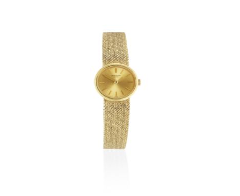 Patek Philippe. A lady's 18K gold manual wind bracelet watchModel: EllipseReference: 3349 1Date: Circa 1970Movement: 20-jewel