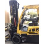 12,000 Pound 2016 Hyster Model S120FTPRS Roll Clamp Forklift - Three Stage Mast - 100" Lowered