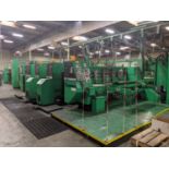 1984 Isowa Mdl: Cosmos 50" X 110" Flexo Folder Gluer: Sun Feeder, 2-Color, Slotting Section, Valco