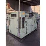 Sullair Mdl: V200-100H/A 100HP Rotary Screw Air Compressor: 140 Max PSI, 55,215 Running Hours, 460V,