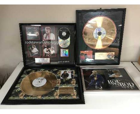A framed Michael Jackson Bad gold disk, ltd edition, 241/250 together with a Meatloaf Bat out of Hell presentation disk numbe
