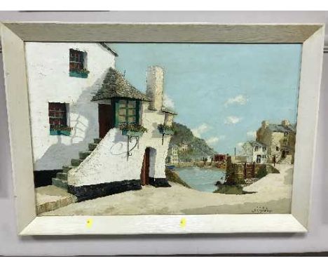 James R. Richardson : A Cornish cove, oil on board, 75 cm x 49 cm, signed, dated '61, framed. 