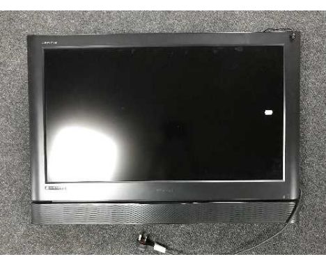 A Polaroid 37" LCD TV with lead, no table stand or remote