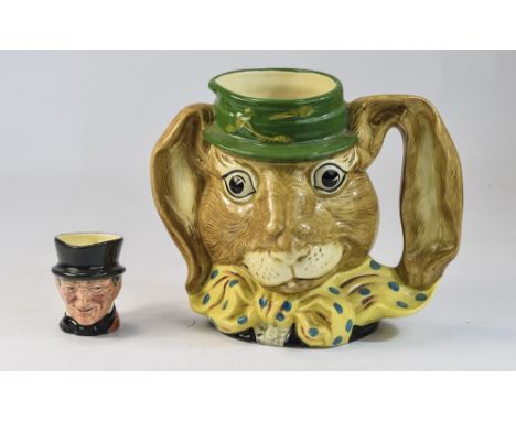 Royal Doulton Character Jug ' The March Hare ' - Large. D.6776. Designer William. K. Harper. Issued 1989 - 1991. Height 6 Inc