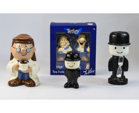 Wade Tetley - Figural / Gaffer Money Box. 6.25 Inches High, with Box. Excellent Condition + a Tetley Tea-Folk Cruet Set, Boxe