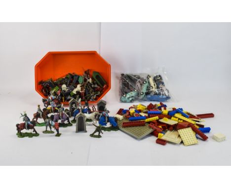 Mixed Lot Of Collectables Comprising Diecast Models (Corgi & Spot On) Small Amount Of Lego & Plastic Figures. All Played With
