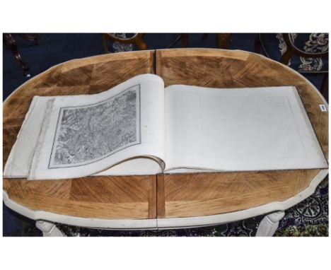Folder Containing A Collection Of Maps Engraved At The Ordnance Map Office, To Include Kendal, Lancaster, Bolton, Skipton, So