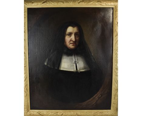 A 17th Century - Oil Painting Portrait of a Lady, Possible The School of Sir Godfrey Kneller, Leading Portrait Painter of The