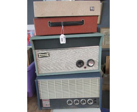 Three vintage portable Record players, to include Dual 300, Dansette and Decca 205 (3)(B.P. 21% + VAT) 