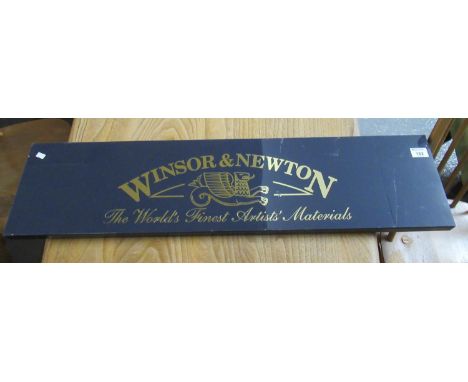 Modern  Winsor & Newton" The World's Finest Artist's Materials" enamel sign.(B.P. 21% + VAT) 