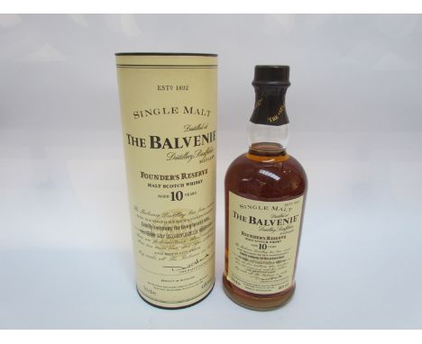 The Balvenie 10 years old Founders Reserve Single Malt Scotch Whisky, 70cl in tube  