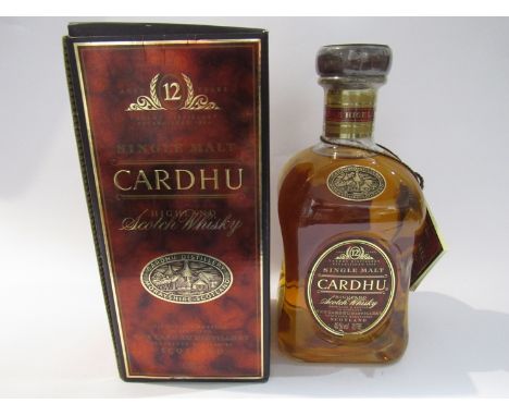 Cardhu 12 year Old Single Malt Scotch Whisky, 1ltr in box