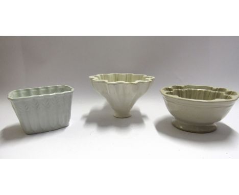 Three 19th Century ceramic jelly moulds