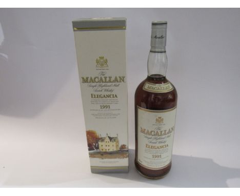 The Macallan Elegancia 12 year Old Single Highland Malt Scotch Whisky, 1991 bottled 2003, 1ltr boxed