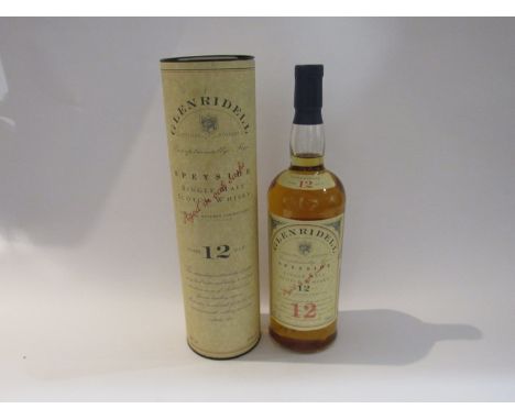 Glenridell 12 year Old Speyside Single Malt Scotch Whisky, 1ltr in tube